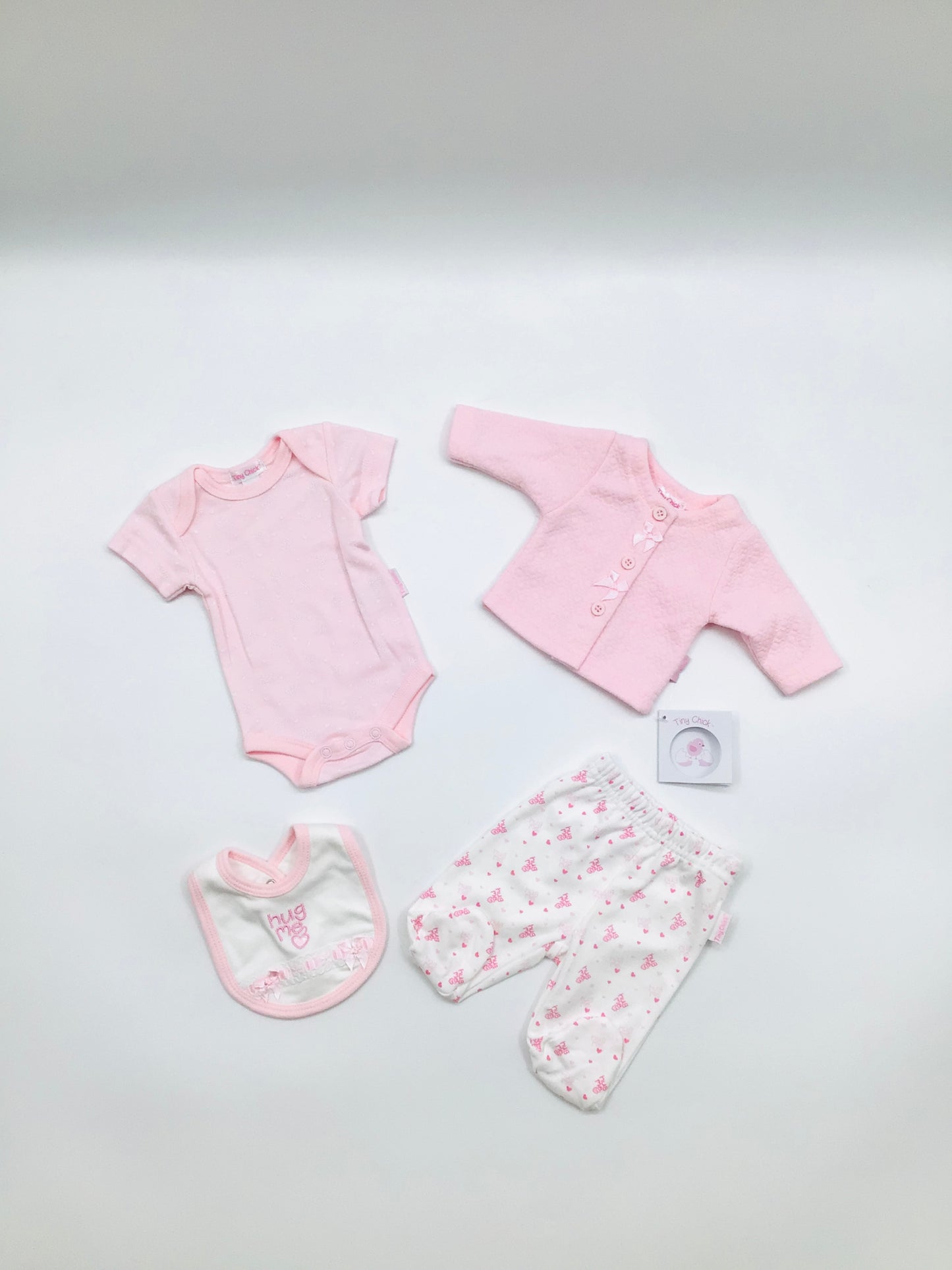 Girls tiny chick prem baby 4pc set