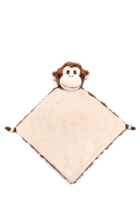 Embroidered Monkey Blankie Comforts Cubbies