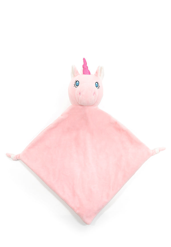Embroidered Pink Unicorn Blankie Comforts Cubbies