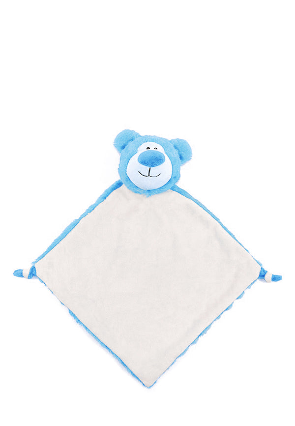 Embroidered Blue Bear Blankie Comforts Cubbies