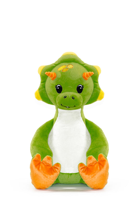 Personalised Cubbies Green Dinosaur